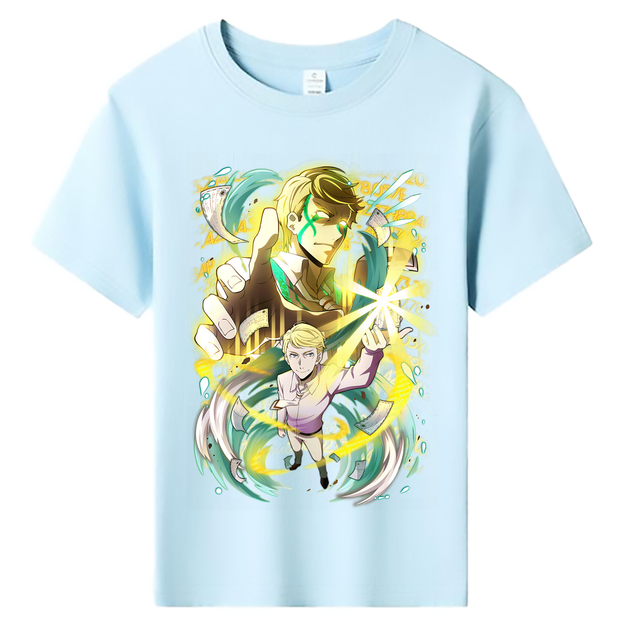 （画像用） 文豪ストレイドッグス Bungo Stray Dogs 綿100％キッズTシャツ（フロントプリント）